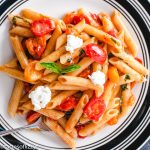 Tomato Basil Pasta with ricotta