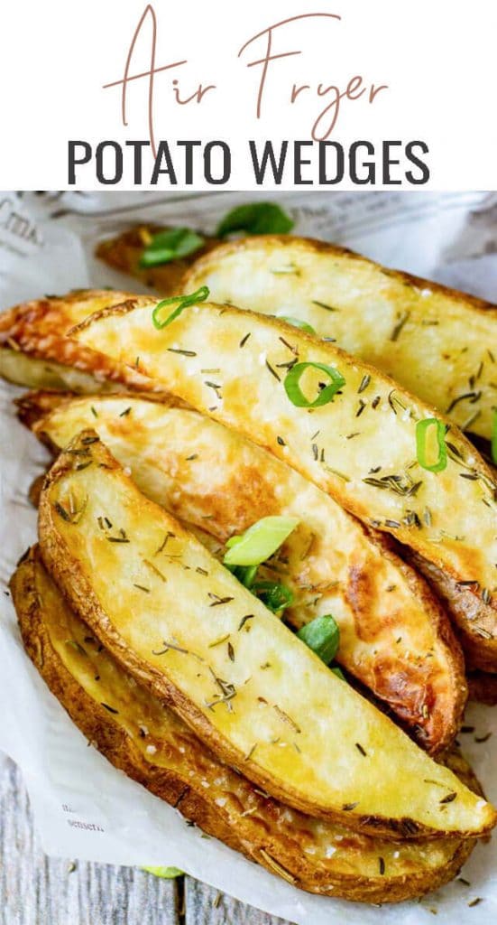 a basket of potato wedges