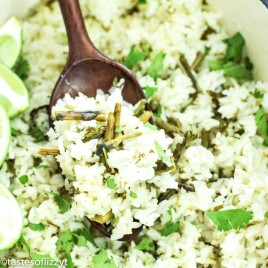 Asparagus Cilantro Lime Rice