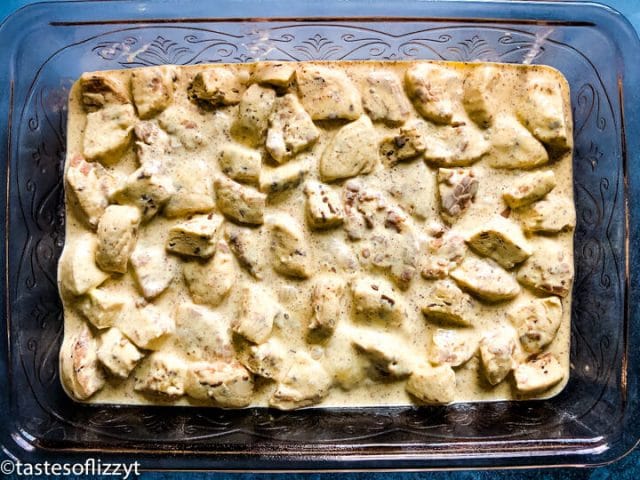 unbaked Cinnamon Roll Casserole