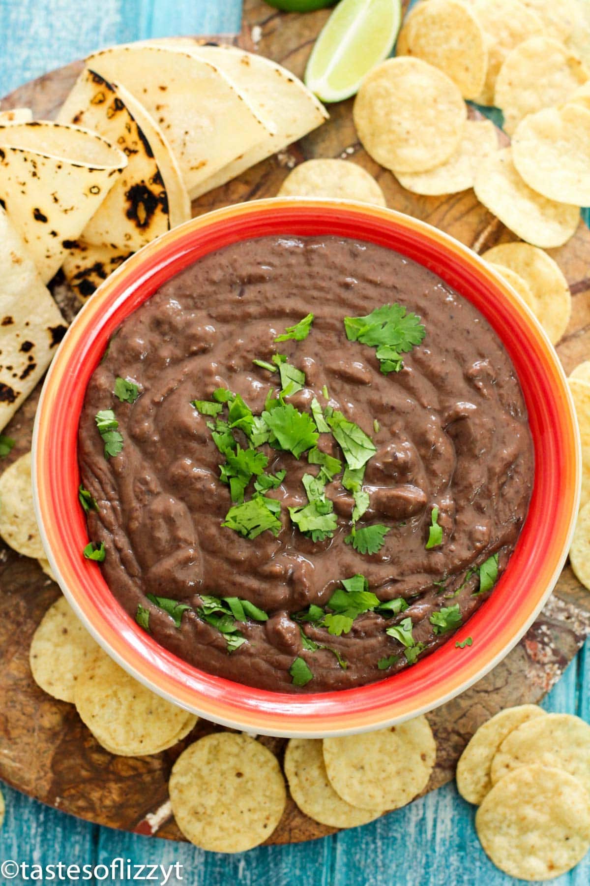 Instant Pot Refried Black Beans Recipe {Easy Healthy Side Dish}