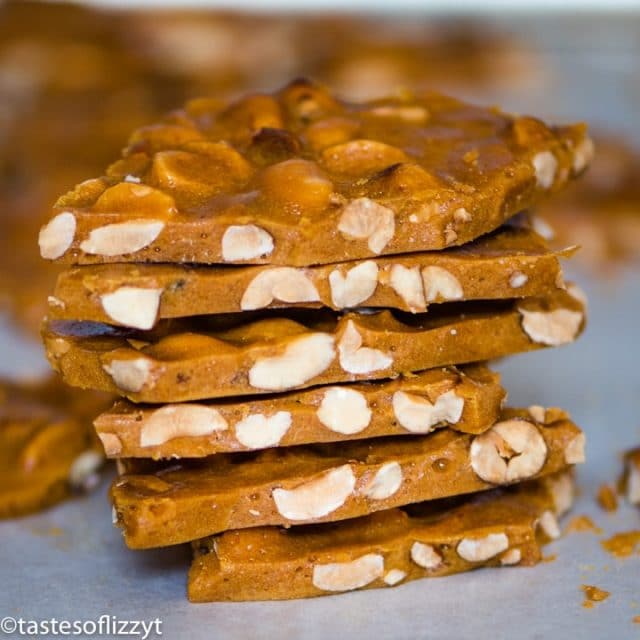 Peanut Brittle Recipe {How to Make Easy Peanut Brittle}