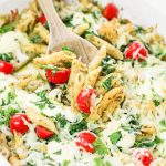 easy Pesto Pasta Bake