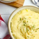 Slow Cooker Mashed Potatoes in a bowl