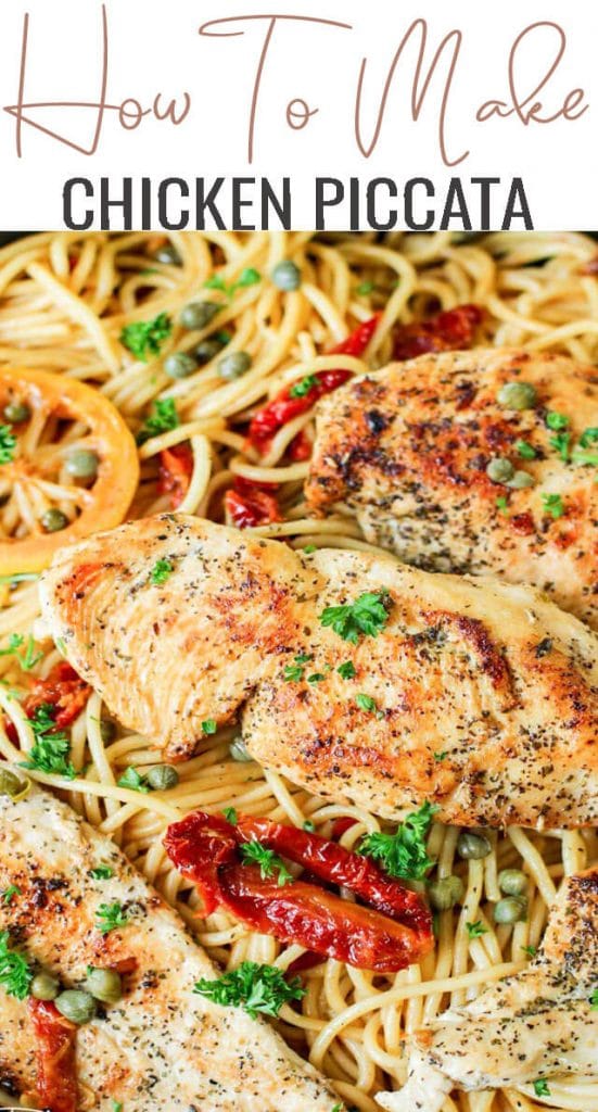 A dish is filled with food, with Chicken and Pasta