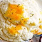 Cheesy Mashed Cauliflower Bake