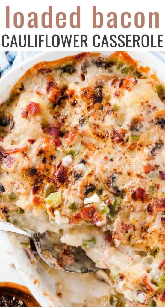 A close up of a cheesy casserole