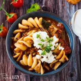 bowl of Easy Lasagna Soup