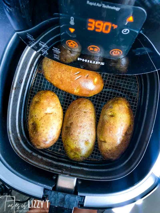 potatoes in an air fryer