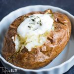 Loaded Air Fryer Baked Potato