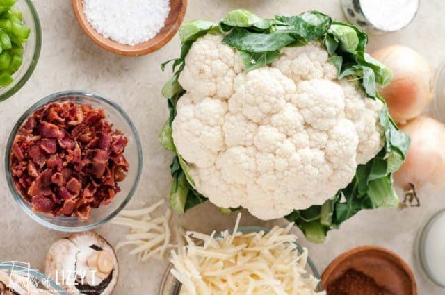 ingredients for cauliflower casserole