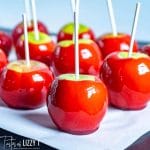 red candy apples