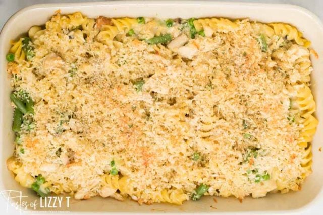 baked  leftover turkey casserole