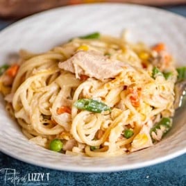 bowl of Turkey Tetrazzini