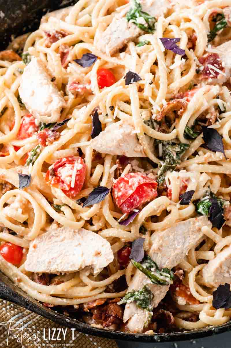 Tuscan Chicken Pasta Recipe {Easy 35 Minute Dinner for Pasta Night}