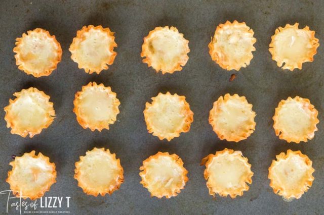 baked pastry shells