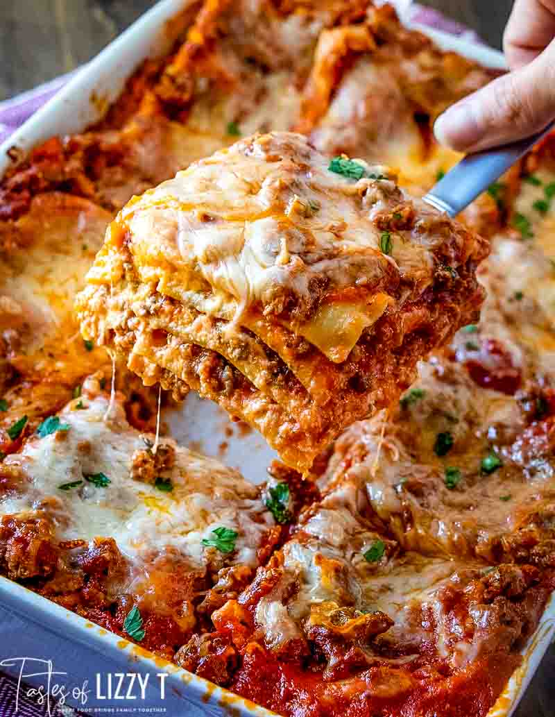 Easy Lasagna Recipe (No Need to Boil the Noodles!)