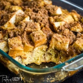 French Toast Casserole with Streusel