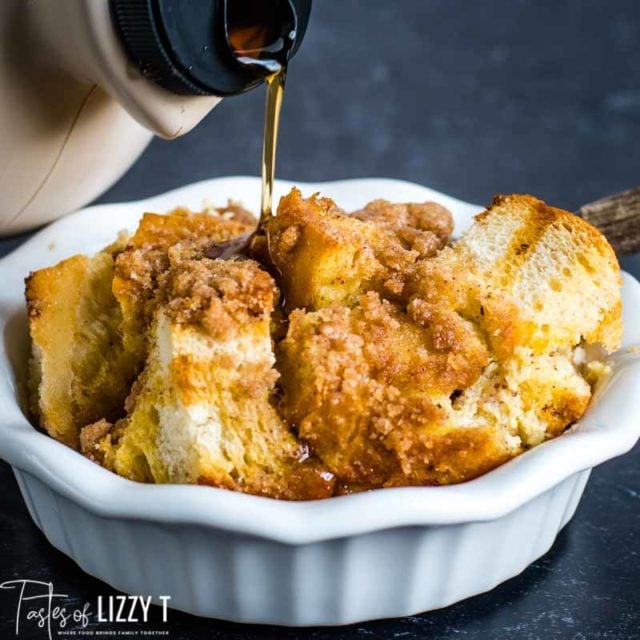 French Toast Casserole in a bowl