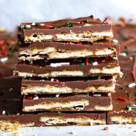 stack of cracker candy