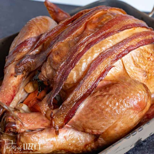 golden brown smoked turkey