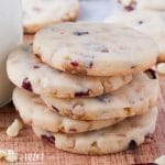 Cranberry Shortbread Cookies