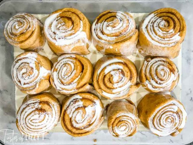 unbaked cinnamon rolls