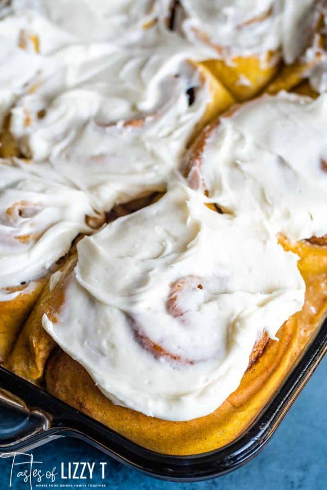 frosted cinnamon rolls