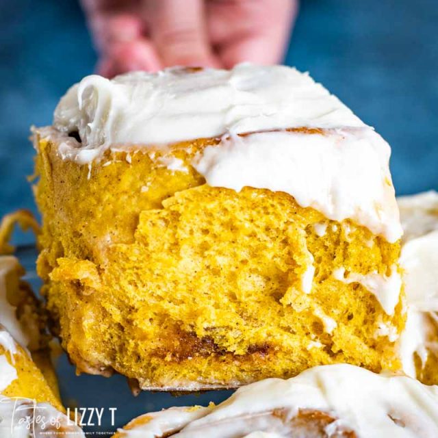 easy Pumpkin Cinnamon Rolls