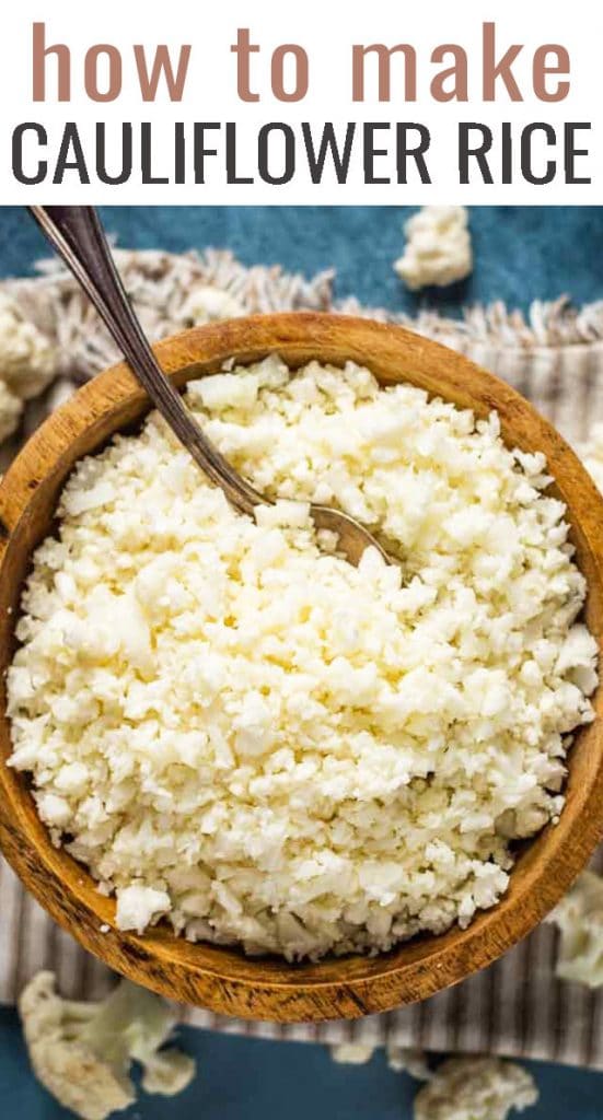 bowl of cauliflower rice