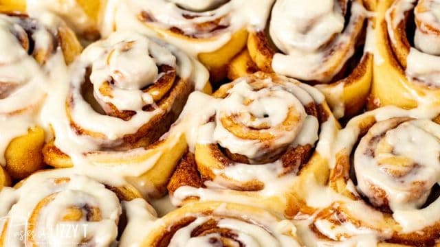 frosted cinnamon rolls