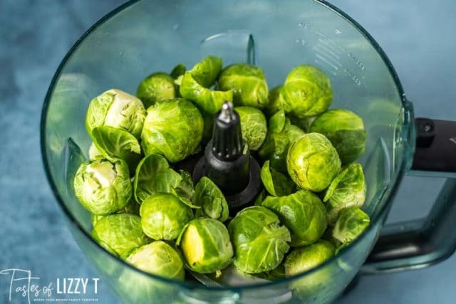 A bunch of brussels sprouts
