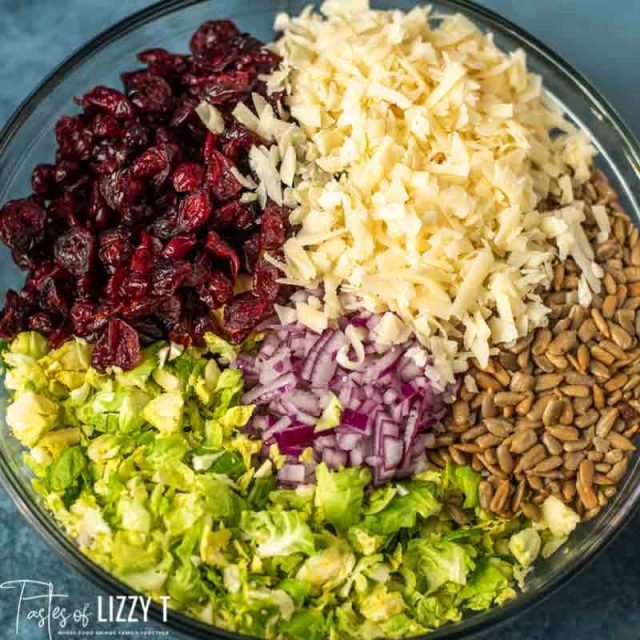 Brussels Sprouts Salad in a bowl