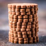 stack of chocolate cookies