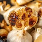 golden brown roasted garlic