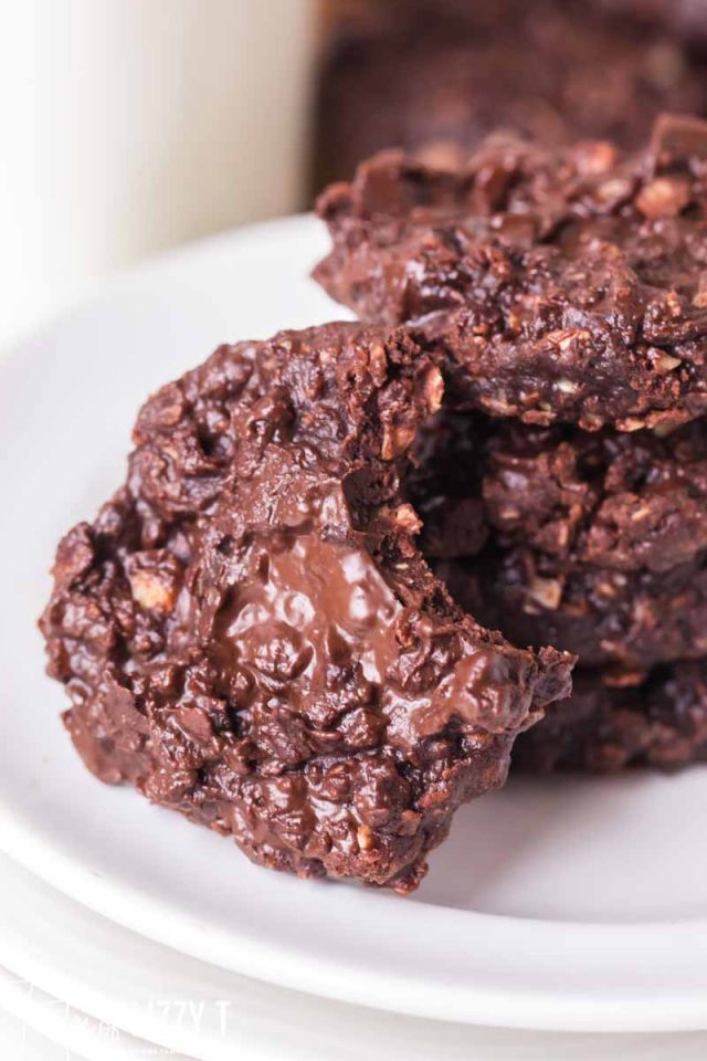 no bake cookies with a bite out