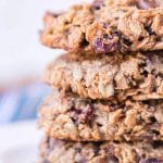 stack of 4 Oatmeal Breakfast Cookies