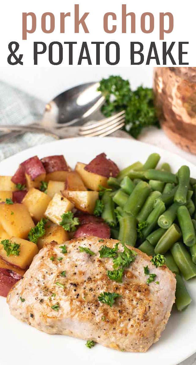 Healthy Pork Chop Potato Bake Recipe Tastes Of Lizzy T