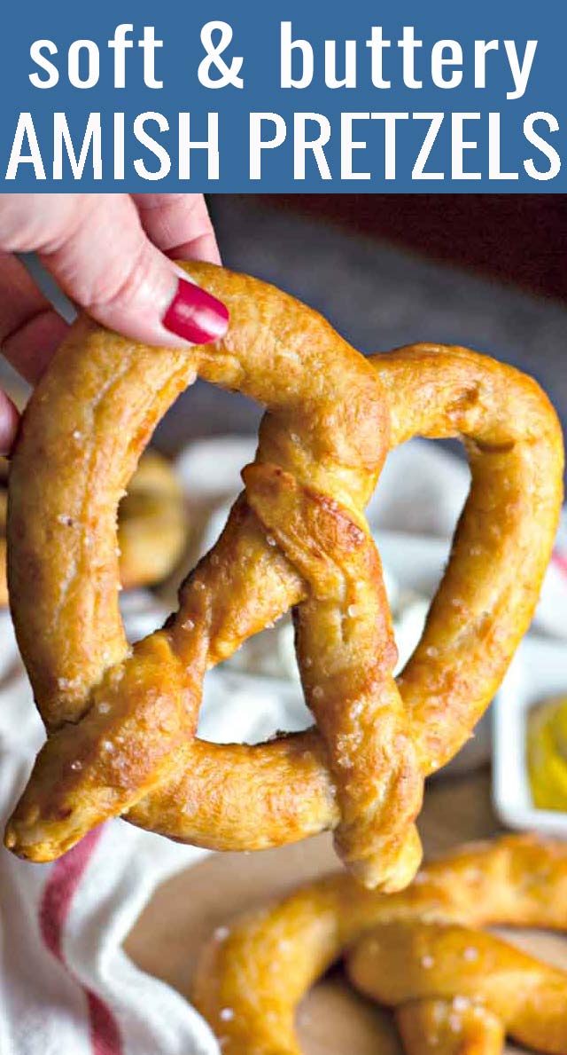 Amish Soft Pretzels Recipe {Buttery and Soft!} Tastes of Lizzy T