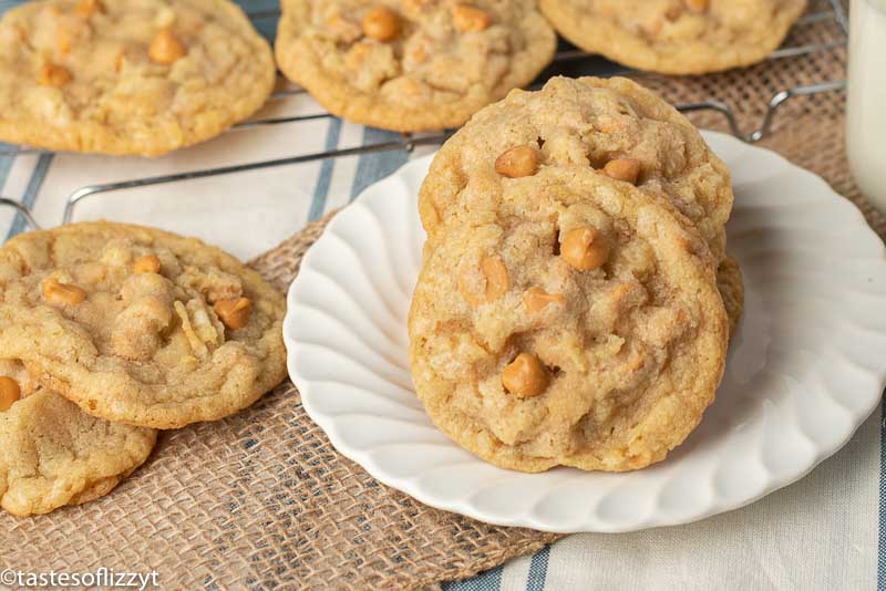 Butterscotch Potato Chip Cookies Tastes of Lizzy T