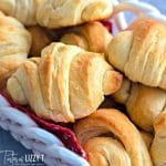 pile of homemade crescent rolls