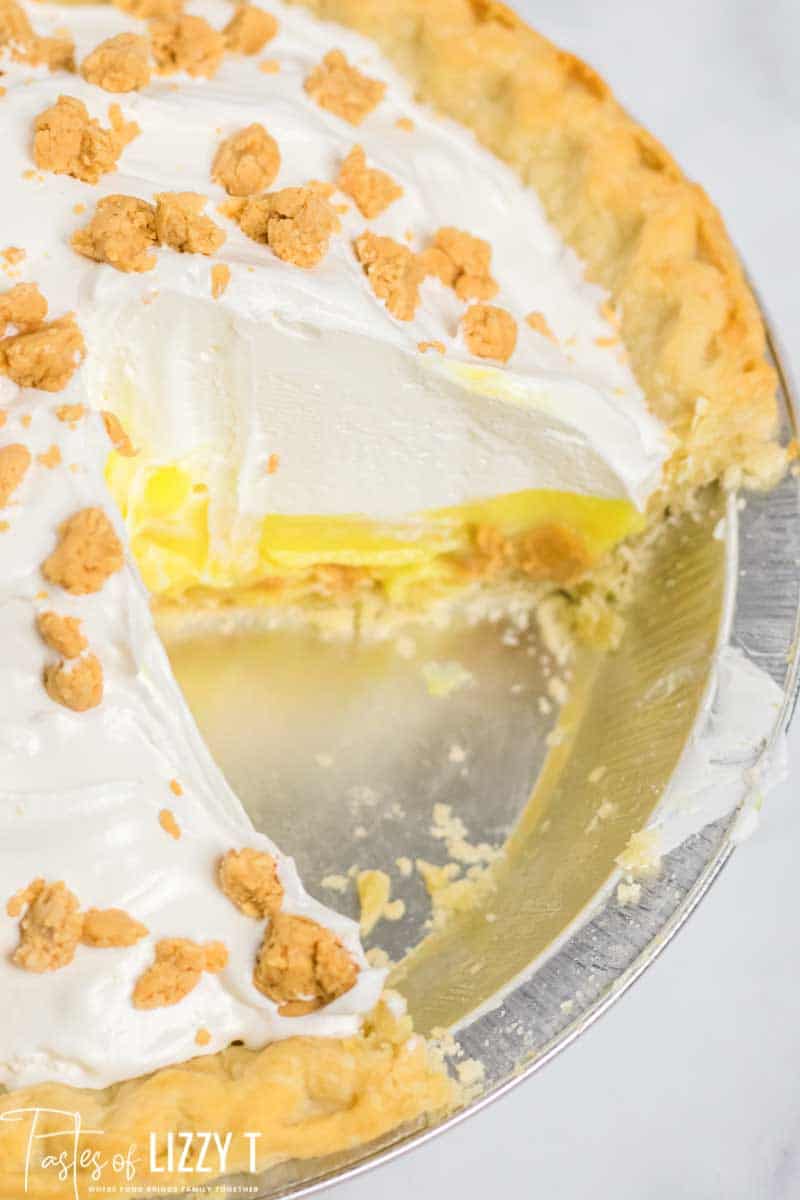 Peanut Butter Pudding Pie {NoBake Dessert} Tastes of Lizzy T