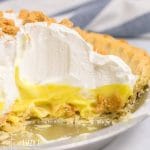 Peanut Butter Pudding Pie with Whipped Cream