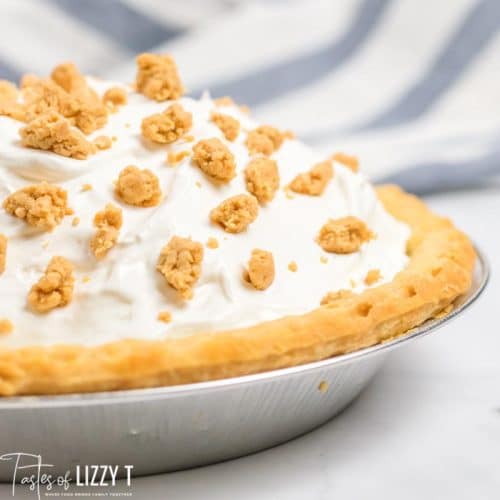 Peanut Butter Pudding Pie {NoBake Dessert} Tastes of Lizzy T