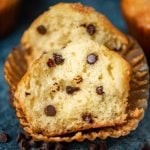 Amish Friendship muffins with mini chocolate chips