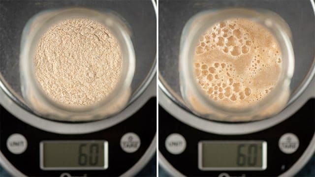 first step of making a sourdough starter