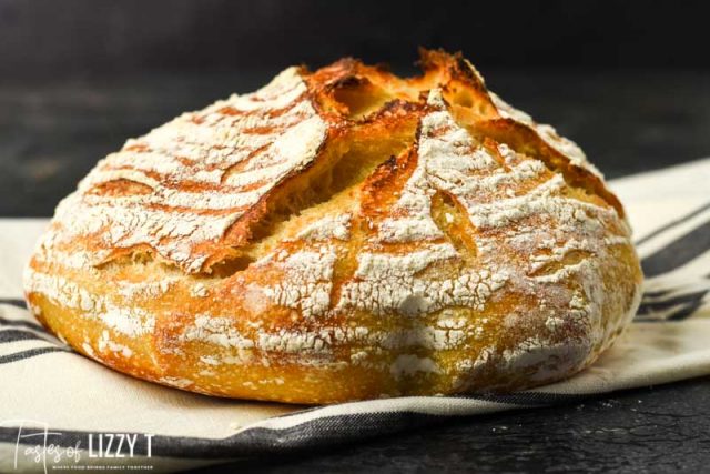 loaf of artisan sourdough bread