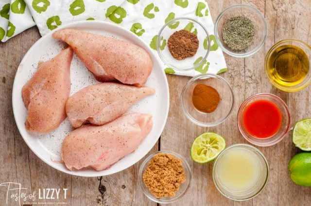 ingredients for caribbean jerk skillet chicken