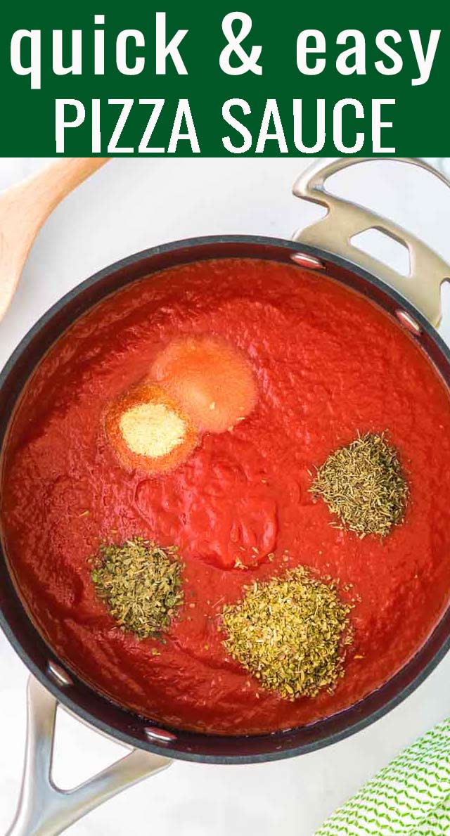 Perfect Pizza Sauce An Easy Homemade Pizza Sauce Recipe