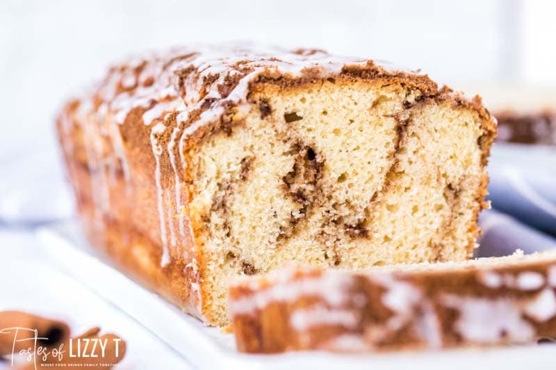 Cinnamon Roll Quick Bread Recipe Tastes of Lizzy T